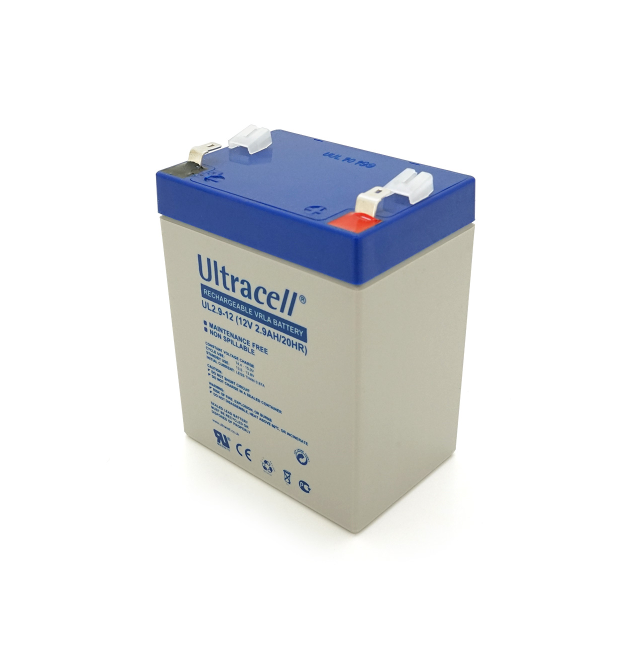 Акумуляторна батарея Ultracell UL2.9-12 AGM 12V 2,9Ah (79 x 56 x 105) White Q10