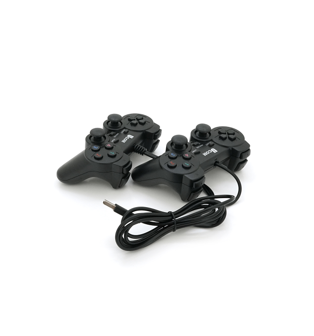 Геймпад Brazzers BR-Ucom провідний (2шт) для ПК, USB 2.0, Black, Blister