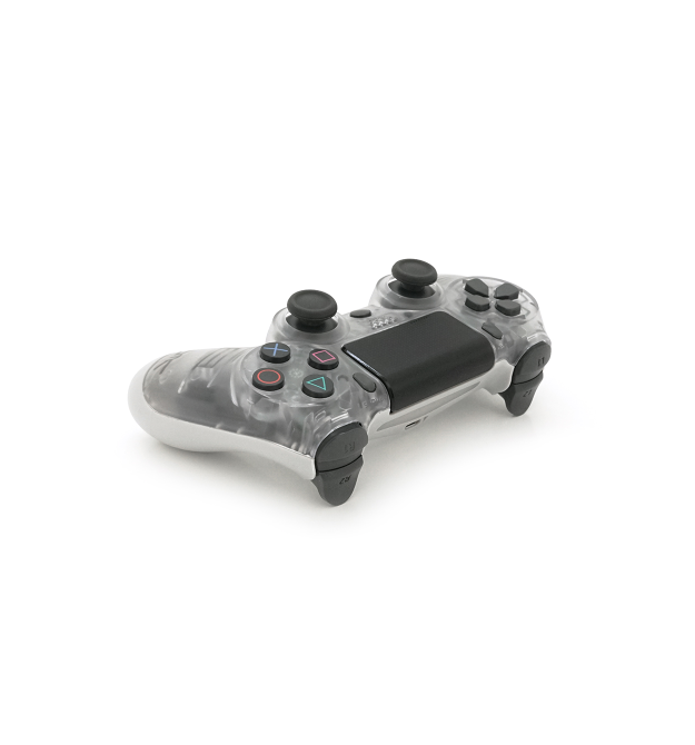 Геймпад Brazzers бездротовий для PS4 Wireless DUALSHOCK 4, роз&aposєм для навушників, LED light bar, Transparent gray, 3.7V, 600