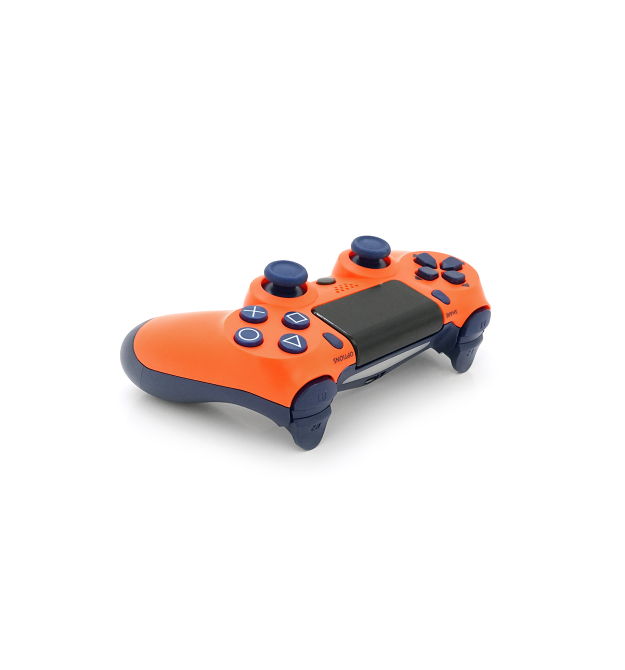 Геймпад Brazzers бездротовий для PS4 Wireless DUALSHOCK 4, роз&aposєм для навушників, LED light bar, Orange, 3.7V, 600mAh, Blist