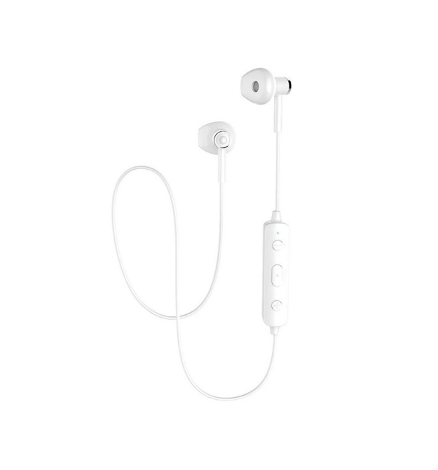 Навушники вакуумні Bluetooth HOCO ES21 Wonderful Sport, White, Box