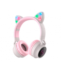 Бездротові навушники Bluetooth HOCO W27, Pink - Gray, Box