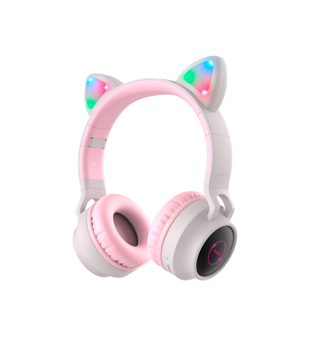 Бездротові навушники Bluetooth HOCO W27, Pink - Gray, Box