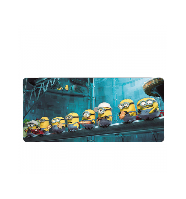 Килимок 300*800 тканинний Minions з боковою прошивкою, товщина 3 мм, Пакет