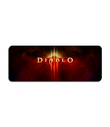 Килимок 400*900 тканинний Diablo6 з боковою прошивкою, товщина 2 мм, Пакет