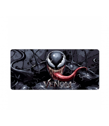 Килимок 300*800 тканинний Venom з боковою прошивкою, товщина 3 мм, Black, Пакет