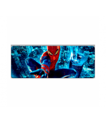 Килимок 300*800 тканинний Spider Man 12 з боковою прошивкою, товщина 2 мм, Пакет