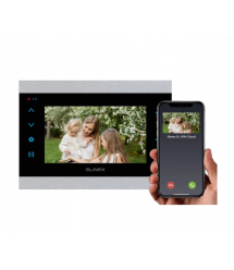 Wi-Fi відеодомофон Slinex SL-07N Cloud (silver - black), AHD, 7&amprdquo сенсорний IPS екран, переадресація на тел Smart Call, 2