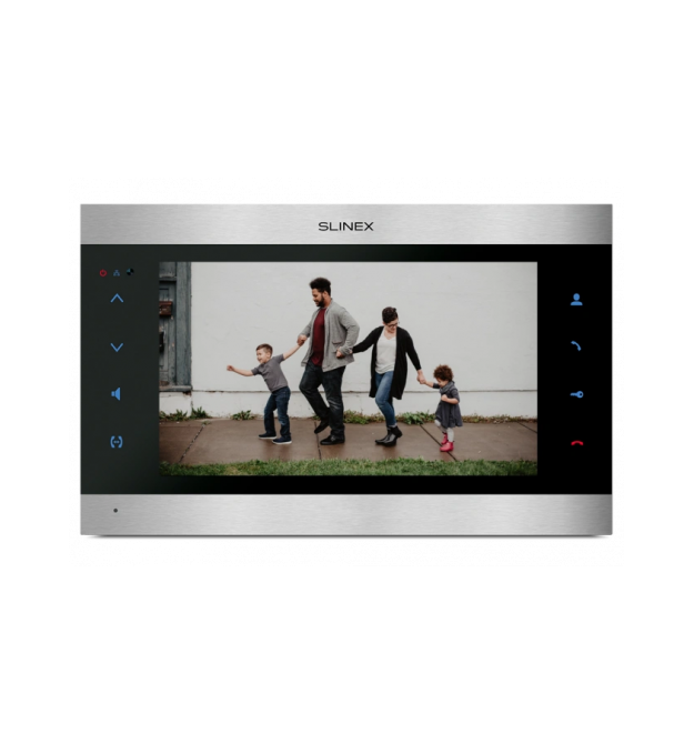 Wi-Fi відеодомофон Slinex SL-10N Cloud (silver + black), AHD, 10&amprdquo сенсорний IPS екран, переадресація на тел Smart Call,