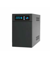 ДБЖ Ritar E-RTM-LI-1200 (720W), LCD, AVR, 3st, 2xSCHUKO socket, АКБ LiFePO4 х 25.6V154WH, metal Case (305*85*141) 5кг (372*278*4