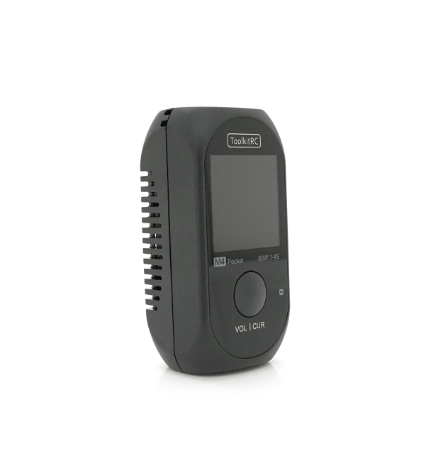 Зарядний пристрій ToolkitRC M4 Pocket 80Вт, тип АКБ LiPo, LiHv, LiFe, Lion, 1-4S, USB-C In - Out, XT60, вхiд 7-25В, вага 75г, бе