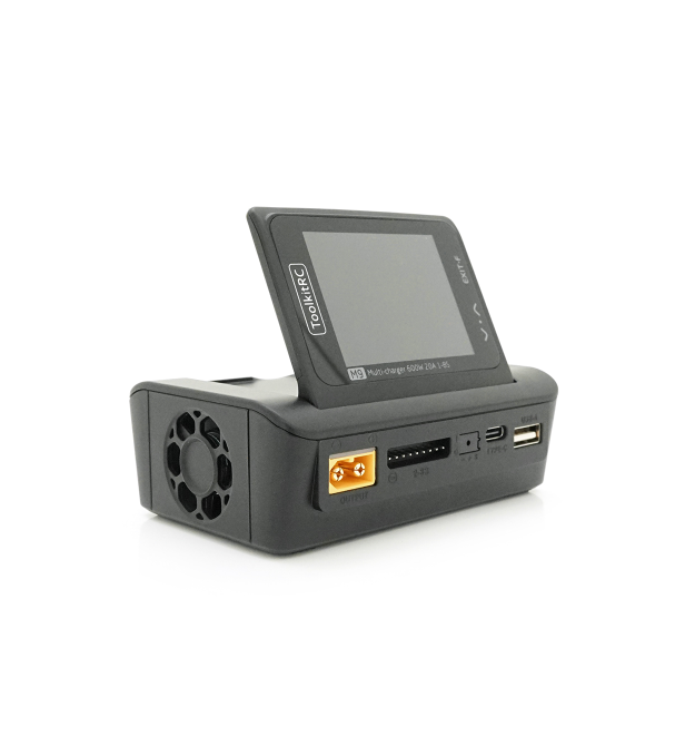 Зарядний пристрій ToolkitRC M9 600Вт, тип АКБ LiPo, LiHv, Li-ion, NiMh, LiFe, Pb, USB iнтерфейс, XT60, вхiд 7-35В, вес 235г, без