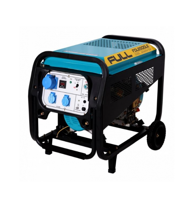 Генератор ДИЗЕЛЬНИЙ Full FDL6500LE 5кВт (6,2KVA), однофазний 220V, 50Hz, об&aposєм 12,5л