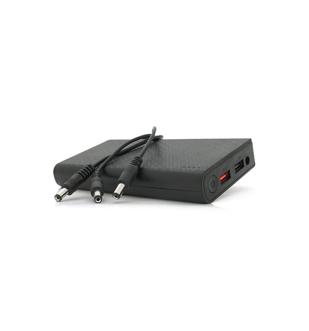 Портативний Power Bank 18W для роутерів, Output: USB 5V - 2A, DC9V,2.7A - 12V1.5A, 21000mAh(7*3000mAh), 155х75х23мм, 460грам, Bl