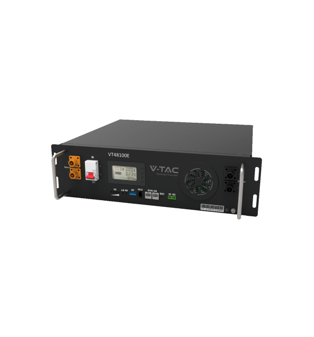 Аккумуляторная батарея(рековая) V-TAC CEI-021 LiFePO4 5.12kWh 100Ач,(100/100A) 445*400*130,41kg