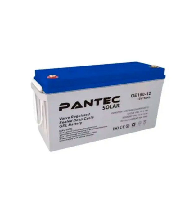 Акумуляторна батарея PANTEC 150-12 GEL 12V 150 Ah (483 x 170 x 238), 43.6 kg Grey Q1 - 48