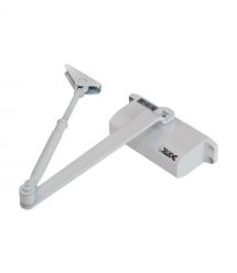 Дверной доводчик Dortec DT-62H White с фиксацией дверей в открытом положении