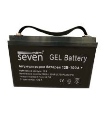 Аккумуляторная батарея SEVEN 12В/100Ач Gel