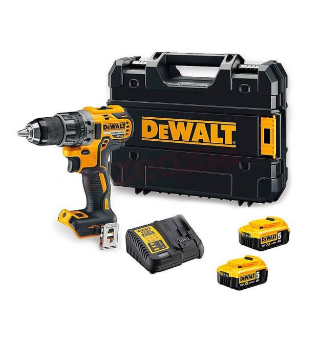Дрель-шуруповерт аккумуляторная бесщеточная DeWALT DCD791P2