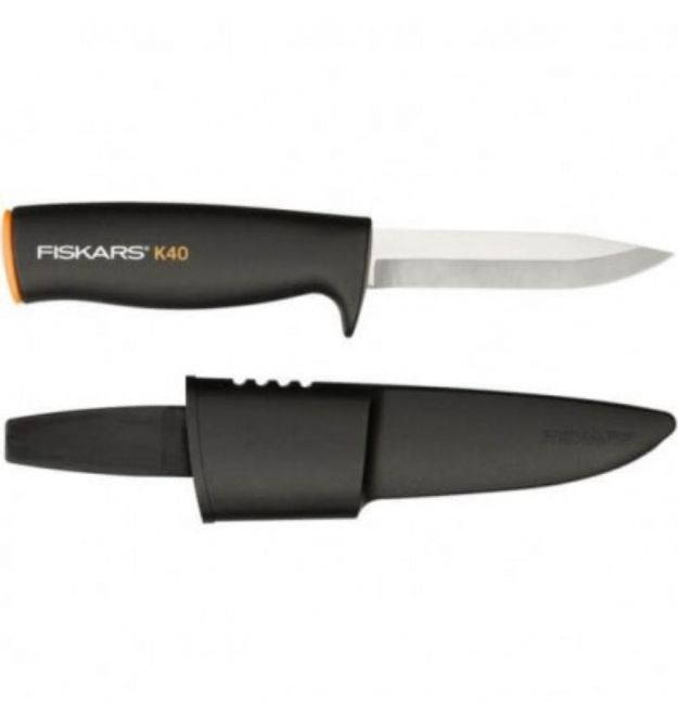 Нож общего назначения с чехлом Fiskars K40 1001622