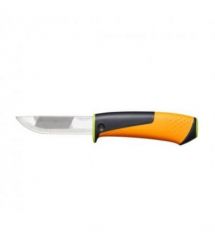 Нож для тяжелых работ с точилкой Fiskars 1023619