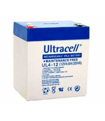 Акумуляторна батарея Ultracell UL4-12 AGM 12V 4 Ah (90 x 70 x 101) White Q10 - 420