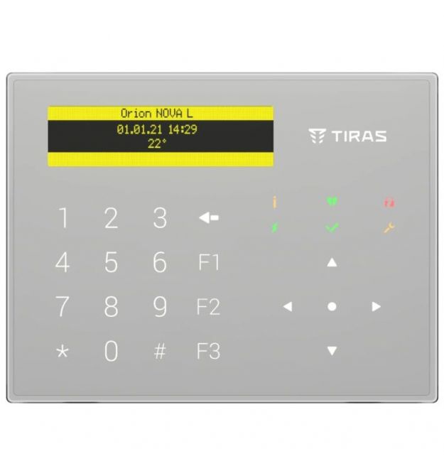 Клавиатура Tiras K-GLCD+(white)