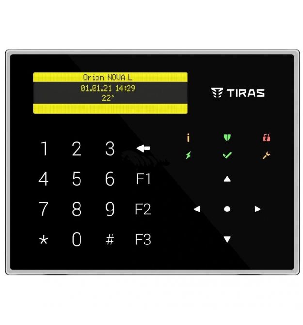Клавиатура Tiras K-GLCD+(black)