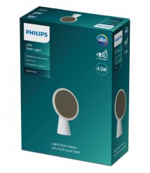 Philips Зеркало косметическое с аккумулятором Mirror 4.5w 5000/4000/3000K USB белый