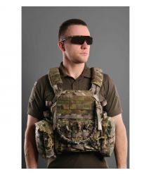 2E Tactical Плитоноска, Тип 1, с карманами для боковой защиты и подсумками, Молле, камуфляж