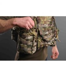 2E Tactical Плитоноска, Тип 1, с карманами для боковой защиты и подсумками, Молле, камуфляж
