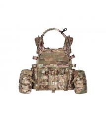 2E Tactical Плитоноска, Тип 1, с карманами для боковой защиты и подсумками, Молле, камуфляж
