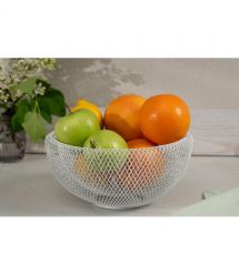 Корзина Ardesto Midori 25х25х12см, металл, белый