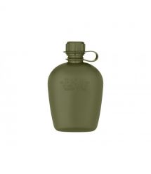 2E Tactical Фляга тактична у чохлі Flask WB01, 1л, з кружкою для їжі, олива