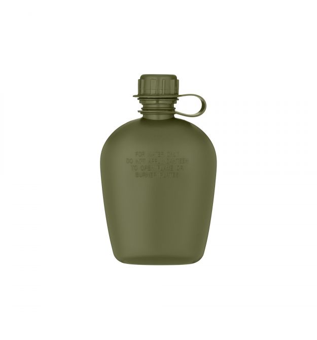 2E Tactical Фляга тактическая в чехле Flask WB01, 1л, с кружкой для еды, оливковый