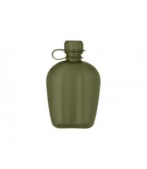 2E Tactical Фляга тактична у чохлі Flask WB01, 1л, з кружкою для їжі, олива