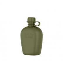 2E Tactical Фляга тактична у чохлі Flask WB01, 1л, з кружкою для їжі, олива