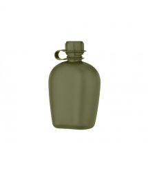 2E Tactical Фляга тактична у чохлі Flask WB01, 1л, з кружкою для їжі, олива