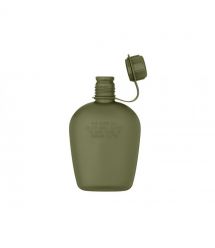 2E Tactical Фляга тактична у чохлі Flask WB01, 1л, з кружкою для їжі, олива