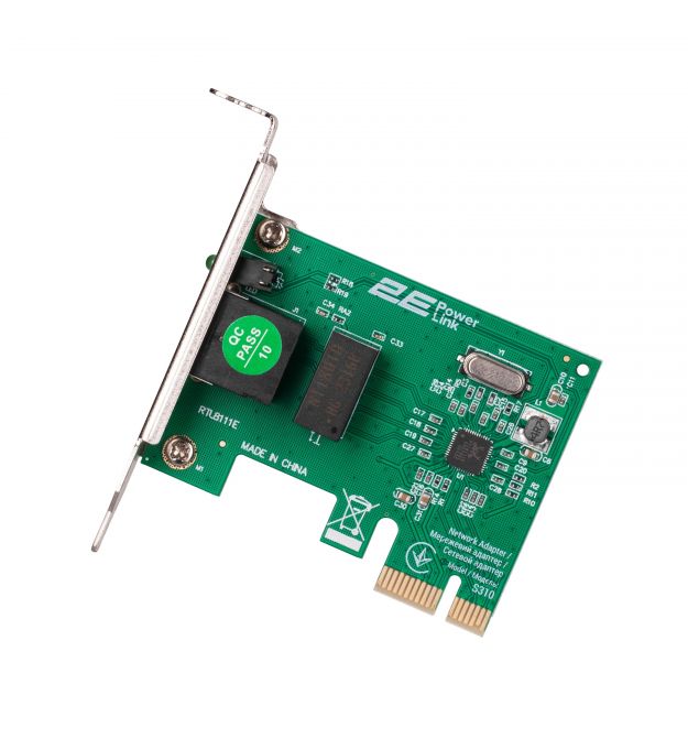 2E Сетевой адаптер PowerLink S310 1xGE, PCIExpress x1