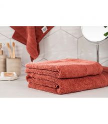 ARDESTO Полотенце махровое SuperSoft, терракота, 30х50см, 100% хлопок