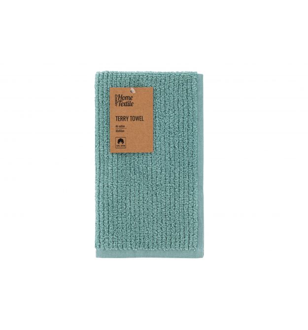 ARDESTO Рушник махровий Air, аква, 30х50см, 100% бавовна
