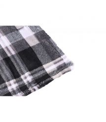 ARDESTO Плед Flannel, 160х200см, клетка серая, 100% полиэстер