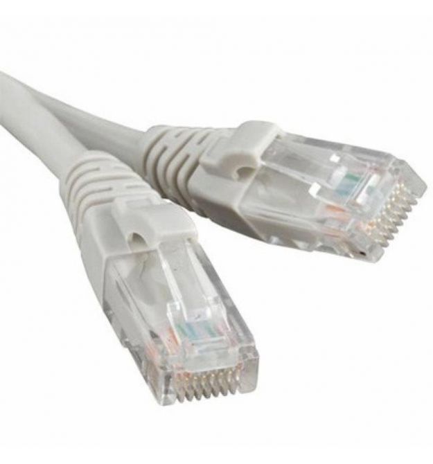 Патч-корд литий RITAR, CCA, UTP, RJ45, Cat.5e, 3m, сірий Q250