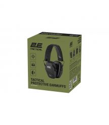 2E Tactical Тактические защитные наушники Defence Black NRR: 25 dB, пассивные