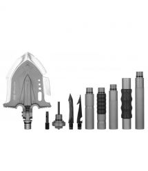 2E Tactical Лопата-мультитул тактична Mahura Steel Gray розбірна, 23в1, з сумкою у комплекті, 107 см макс., 1.5 кг