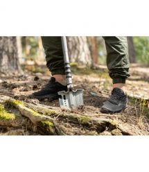 2E Tactical Лопата-мультитул тактична Mahura Steel Gray розбірна, 23в1, з сумкою у комплекті, 107 см макс., 1.5 кг