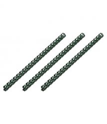 2E Пластикові пружини для біндера, 25мм, темно-зелені, 50шт