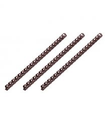 2E Пластиковые пружины для биндера, 19мм, chocolate 100pcs