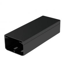 Кабельный канал из ПВХ черного цвета 60х40мм Серия LH, цена за 1м
